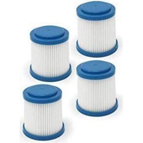 Filtre de rechange lavable plissé pour aspirateur VPF20 compatible avec les aspirateurs balais sans fil 2 en 1 SMARTTECH BLACK+DECKER Comprend 4 pièces de rechange haut de gamme pour certains modèles (1/4)