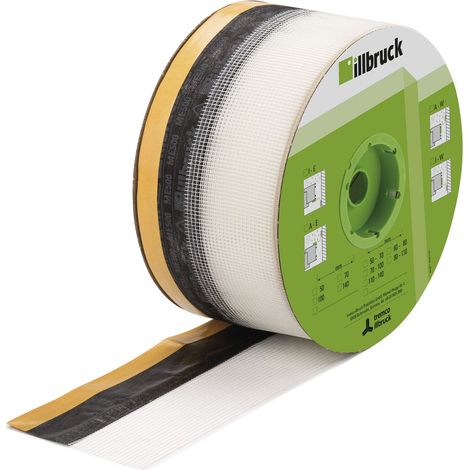 Illbruck Fensterfolie ohne Reserve ME500 TwinAktiv EW60 Einputzgitter 50m (1/5)