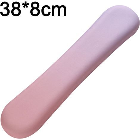 Cet ensemble repose-poignets ergonomique est doté d'un coussinet en mousse à mémoire de forme pour plus de confort et d'une base antidérapante pour une expérience de frappe stable. (1/4)