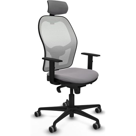 Sedia Ufficio con Poggiatesta Jorquera Piqueras y Crespo 1D036G2 Grigio (1/5)