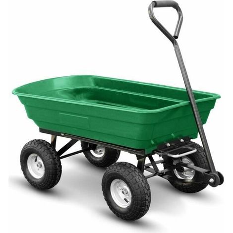 Elem Garden Technic Carrello da Giardino Verde e Nero (1/3)