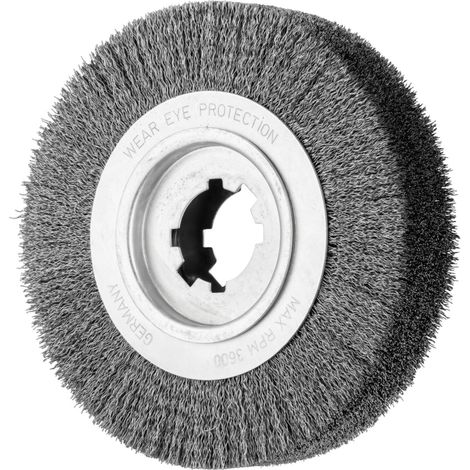 PFERD TOOLS Entgratbürste ungezopft RBU Ø 250x60x50,8 mm Bohrung Stahl-Draht-Ø 0,35 mm stationär (1/3)