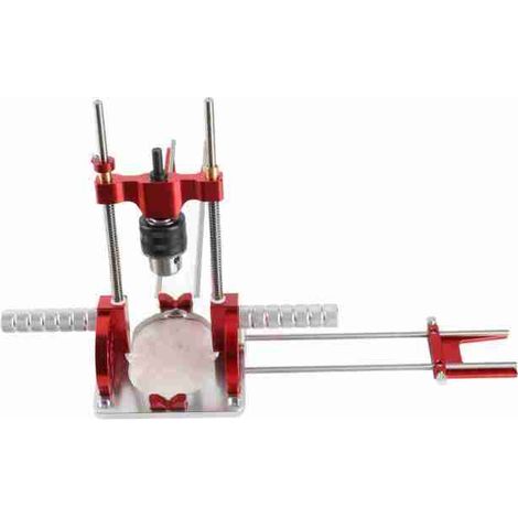Localizador de guía de perforación de aleación de aluminio, posicionador de perforación ajustable para carpintería.