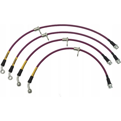 Tubi freno flessibili in Teflon intrecciato per Chevrolet Camaro V (1/5)
