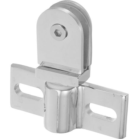 Charnière - Acier Inoxydable - Pour Porte De Douche En Verre - Pivotante - Installation Facile - Lot De 2 (1/5)