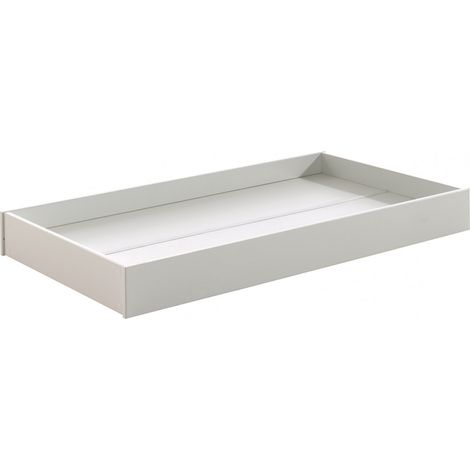 SCOPE - Tiroir de Rangement pour Lit Junior 70x140cm Blanc (1/3)