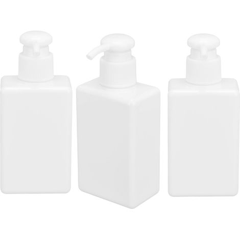 3 Stück 150 ml Pumpflaschen aus Kunststoff, leere Seifenspender, Flüssigbehälter für Shampoo, Duschgel und Lotion (1/5)