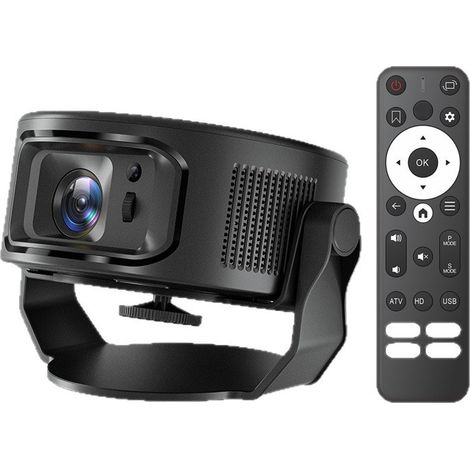 Mini vidéoprojecteur portable HY300MAX Google TV, Android 11, HD 720P natif, puce H137, home cinéma, HDMI/USB (1/3)