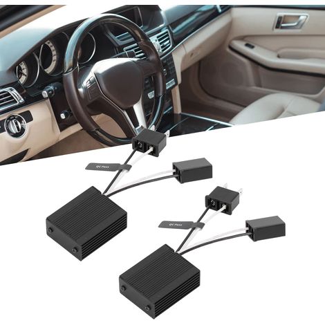 Ersatzteile für LED-Beleuchtung, Armaturenbrett-Fehlerdecoder, Auto-LED-Scheinwerferdecoder, störungsfreies Aluminiumgehäuse, kleine Baugröße zur Fehlerbehebung. (1/5)