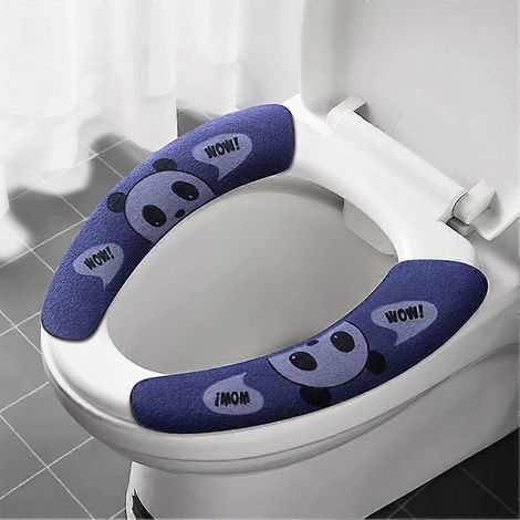 Selbstklebendes WC-Sitzkissen, rutschfest, wasserdicht und leicht austauschbar (1/5)
