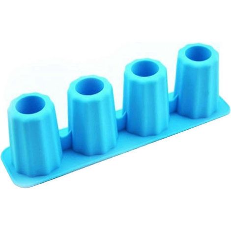 Moule à glaçons whisky en silicone 4 cavités pour verres shooter DIY été (1/4)