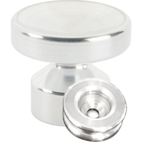 Kit de Fixation : Rondelle multi-matériaux Alu + Grande Patère concave Alu - L'Attachante (1/5)