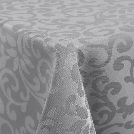 Nappe lavable Jacquard 140x100cm Gris
