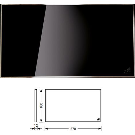 Placca Di Comando - TODINI - Nero Lucido - Scarico Singolo - Compatibile Con Cassette Linea IDEA AIR - In Abs e Ple x iglas