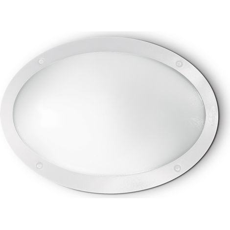 Applique Moderna Medea-1 Materie Plastiche Bianco 1 Luce E27 (1/3)