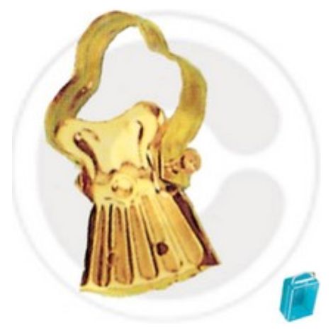SC PINZA P/TENDE C/ARCO LACCATO BIANCO 10 PZ