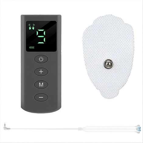 Kabelloses TENS-Muskelstimulationsgerät mit Elektroden, Mini-EMS-Massagegerät (1/5)