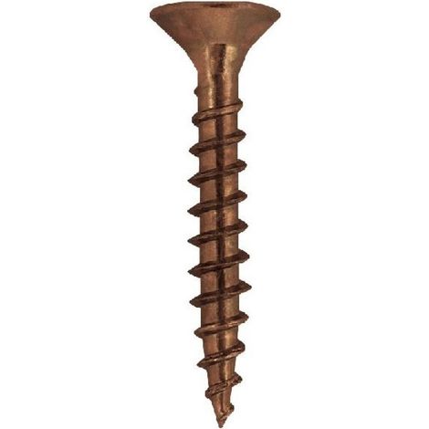 VITI VITE PER LEGNO TPS TRUCIOLARE BRONZATA -Confezione 25 Pezzi 4 x 40 mm