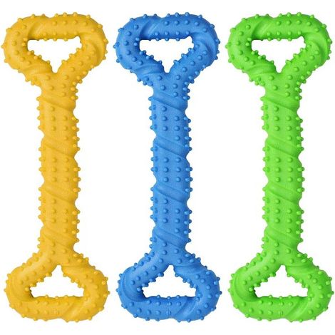 Indestructible toys for large, aggressive dog breeds, powerful chew toys for large dogs, interactive toys for large dogs (blue)