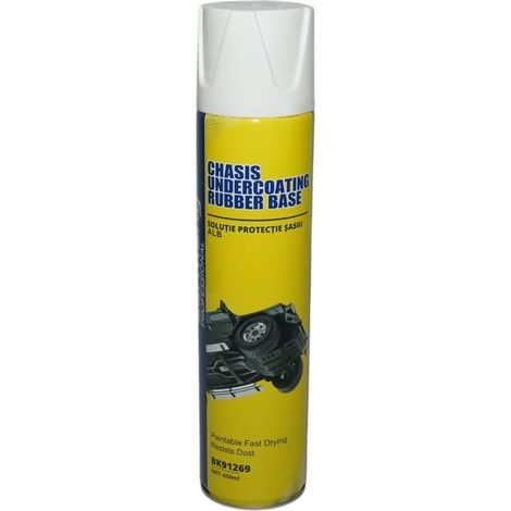 Spray anticorrosivo per la protezione del telaio gommato bianco da 650 ml Breckner Germany (1/4)