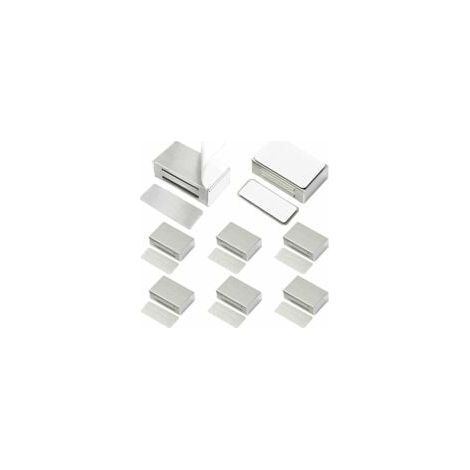 Imanes adhesivos para puertas de gabinetes, paquete de 8, cierres magnéticos mejorados, sin tornillos, sin necesidad de taladrar, para gabinetes de cocina, potente cierre magnético para cajones, guard (1/5)