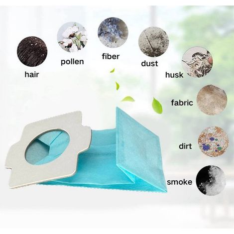 24 à Poussière pour CL100D/CL102/104/107/108/A-48511 Aspirateur, Pièces de Rechange, Sac à Poussière, Sac Poubelle,Bleu (1/5)