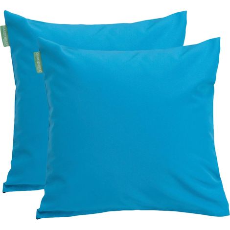 Gardenista - Coussin d'extérieur pour meubles de jardin, 60x60 cm coussins de dossier de chaises en rotin pour décoration de terrasse, coussins carrés résistants à l'eau - Turque (2pcs) (1/5)