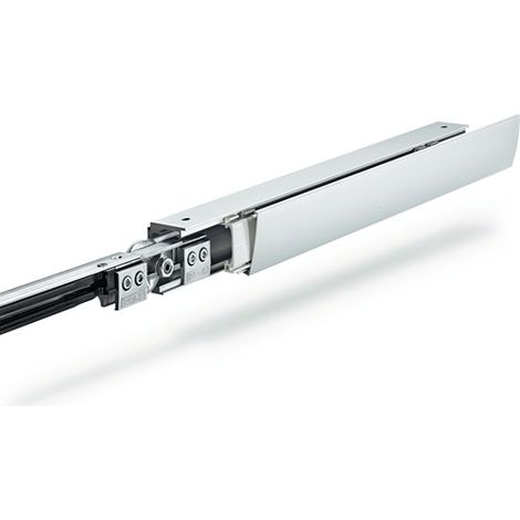 Geze – Système coulissant Levolan 60 60 kg 2050 mm – Montage mural pour verre trempé ESG 8/10/12 mm – Ensemble complet pour porte en bois jusqu'à 60 kg (1/4)