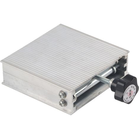 Plateforme de levage manuelle en alliage d'aluminium 100x100mm pour laboratoire, support réglable avec rack (1/5)