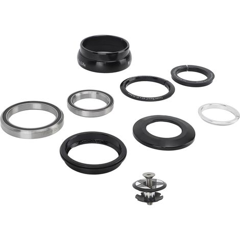 Steuersatz für Fahrräder aus Aluminiumlegierung mit Sternmutter und doppelt abgedichtetem Lager, Zubehör für 44-50,6 mm konischen Gabelschaft und 1,5 Zoll Vorderradgabel. (1/5)