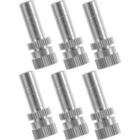 Buse d'atomisation basse pression de 8 mm pour la distribution brume fine dans les systèmes d'arrosage des serres et paysages jardin domestique 50 pièces 0.7mm(0.0276in) Pièces 0.2mm(0.0078in) (1/5)