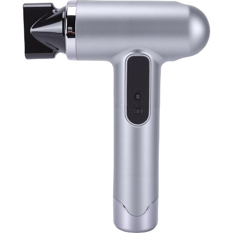 Sèche-cheveux sans Fil, 200 W 15 600 MAh, Batterie Rechargeable, Sèche-cheveux Portable avec écran Numérique, Faible Bruit pour Dortoirs, Voyages en Plein Air (1/5)
