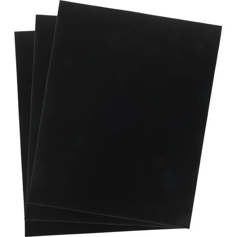 Tapis de Cuisson Réutilisable et Antiadhésif pour Four Lot de 3 en Tissu de Fibre de Verre Ptfe Noir Feuilles Cuisine Maison et Barbecues'-'- (1/5)