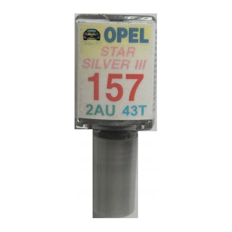 Retoque de pintura para coches Opel Z157 157 Star Silver III PARA ARAÑAZOS 10 ML ARA (1/5)