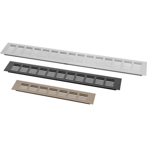 Aluminium Lüftungsgitter 50 mm Anthrazit 20 cm (1/4)