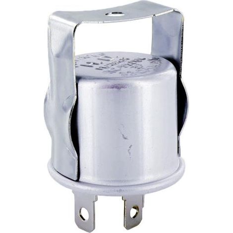 Oc-Pro – Centrale clignotante 6V – Relais universel DIN 3 pôles avec support – Montage facile pour véhicules 6V