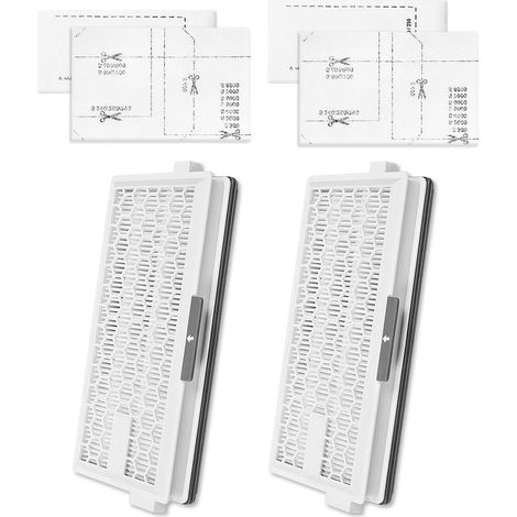 HEPA-Filter und 2 Motorfilter für Miele C1 C2 C3 S8340 Staubsauger – Waschbare Staub- und Allergenfilter – Schwarz (1/5)