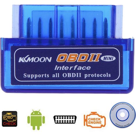 Trade Shop - SCANNER ELM MINI ODBII OBD2 AUTO MOTORRAD DIAGNOSE BLUETOOTH ANDROID MOTOR DIAGNOSE - (1/2)