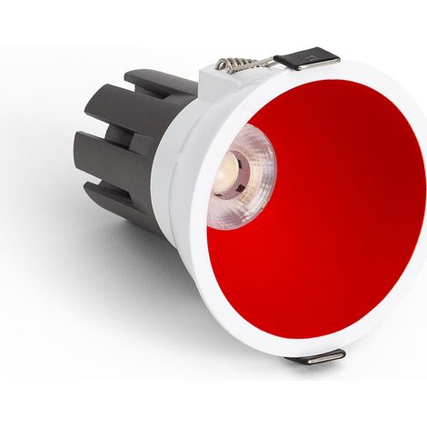Foco Downlight LED 5W / 7W Cónico Areni Corte Ø 75 mm 2700K Rojo Blanco Cálido 7 W (1/5)