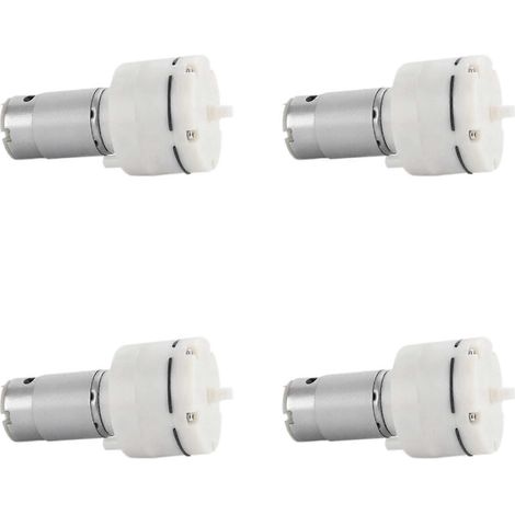 Quatre moteurs de pompe à vide miniatures RS555, 12 V, 15 litres/minute, pompes à air électriques silencieuses, compatibles avec les machines de revêtement sous vide, les aquariums et autres équipemen (1/5)
