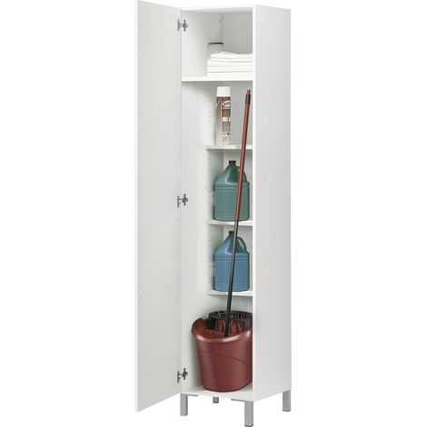 Armario Hogar 1 Puerta 188X41X35 Blanco