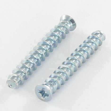 Vis Euro Tête fraisée Pozi 6.3X10.5 Diamètre de tête: 7 Acier zingué Filet tôle-1 pièce