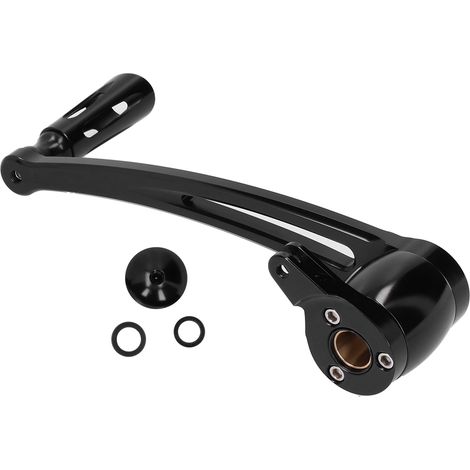 Modifiziertes Motorradbremspedal aus schwarzer Aluminiumlegierung, kompatibel mit Touring-Modellen 2014-2020 (1/5)