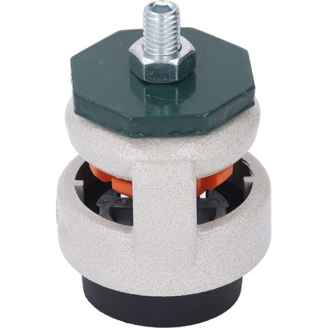 Roulette de nivellement M12 robuste réglable avec poignée à cliquet pour établis et machines, diamètre extérieur 51 mm (1/5)