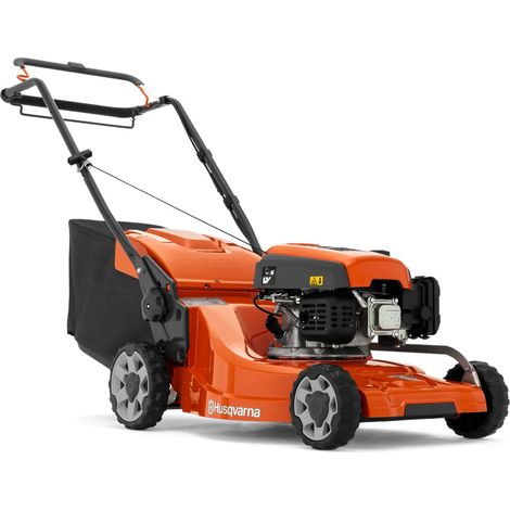 Husqvarna – Tondeuse thermique 47 cm pour petites surfaces – Moteur 2200W – Hauteur de coupe 20 à 75 mm – Bac 55L – Éjection arrière et mulching (1/3)