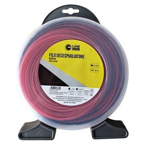 C FILO DECESPUGLIATORE TONDO REDPLUS-R 2.4MMX87M