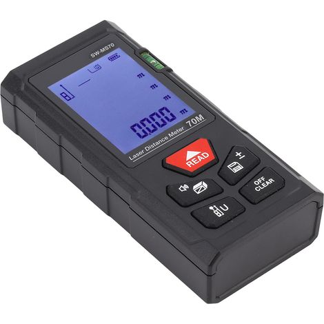 Télémètre laser, télémètre infrarouge portatif, instrument de mesure de haute précision, règle laser, règle électronique SW-MS70 (1/5)