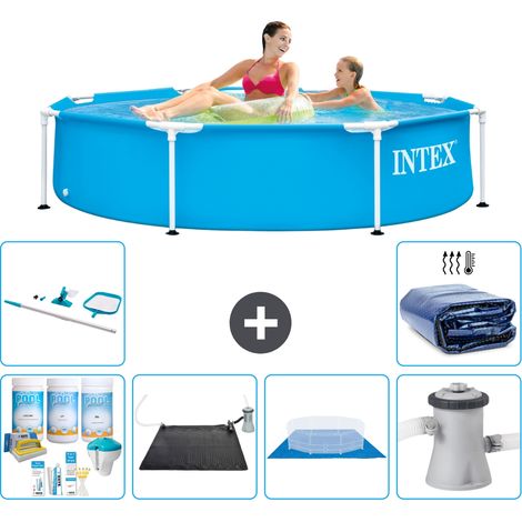 Intex Piscine Tubulaire Ronde - 244x51 cm - 7-pièces  S20397 (1/5)