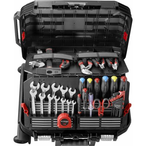 Facom – Pack de 68 outils électroportatifs – Perceuse-visseuse 12V avec 2 batteries 2.0Ah – Mallette de transport renforcée – Accessoires inclus (1/5)