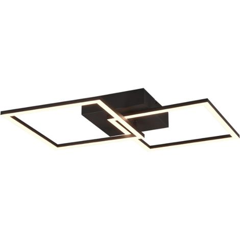 Delight TRAIL plafón LED negro 44 cm moderno (1/5)